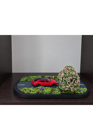 Kişiye Özel Mıknatıslı Model Araba Stant & Minyatür Diorama - 1/64 Ölçek -