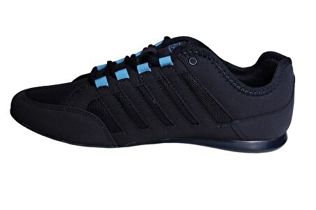 M.P Erkek Siyah Lacivert İnce Taban Fileli Sneaker Spor Yürüyüş Ayakkabısı