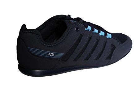M.P Erkek Siyah Lacivert İnce Taban Fileli Sneaker Spor Yürüyüş Ayakkabısı