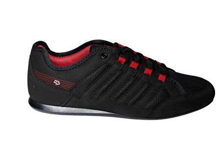 M.P Erkek Siyah Lacivert İnce Taban Fileli Sneaker Spor Yürüyüş Ayakkabısı