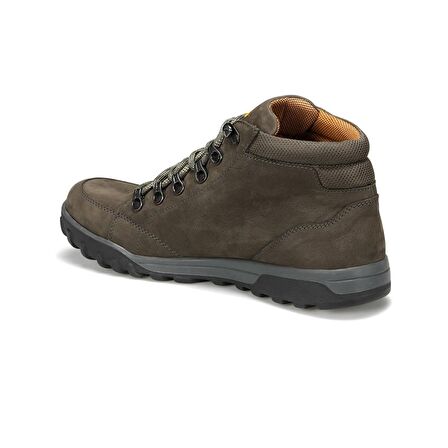 DOCKERS Erkek Kum Gri Hakiki Deri Bağcıklı Bilek Boy Suya Dayanıklı Outdoor Bot