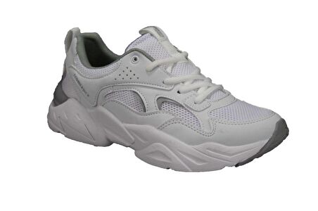 LUMBERJACK Kadın Beyaz Fileli Comfort Kalın Taban Günlük Spor Ayakkabı