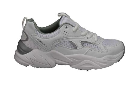 LUMBERJACK Kadın Beyaz Fileli Comfort Kalın Taban Günlük Spor Ayakkabı