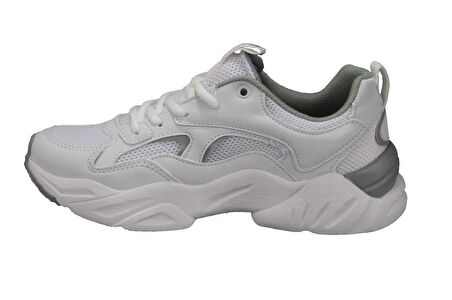 LUMBERJACK Kadın Beyaz Fileli Comfort Kalın Taban Günlük Spor Ayakkabı