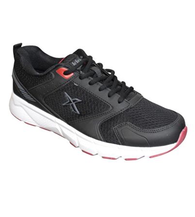 KİNETİX Erkek Beyaz Siyah Gri Fileli Sneaker Spor Yürüyüş Ayakkabısı