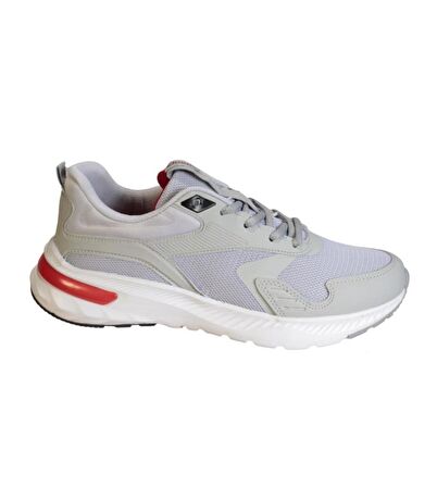 KİNETİX Erkek Gri Siyah Fileli Sneaker Spor Yürüyüş Ayakkabısı