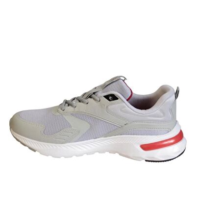 KİNETİX Erkek Gri Siyah Fileli Sneaker Spor Yürüyüş Ayakkabısı