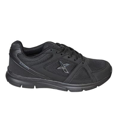 KİNETİX Siyah Fileli Yazlık Sneaker Spor Yürüyüş Ayakkabısı