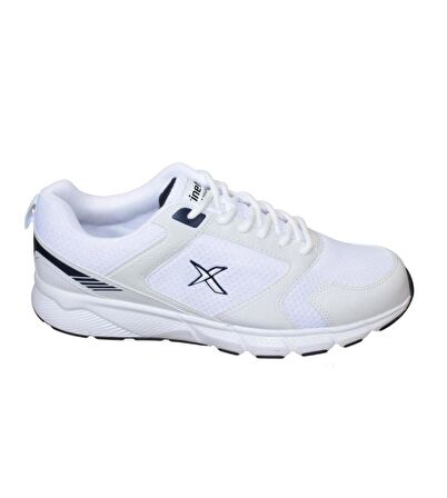 KİNETİX Erkek Beyaz Siyah Gri Fileli Sneaker Spor Yürüyüş Ayakkabısı