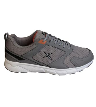 KİNETİX Erkek Beyaz Siyah Gri Fileli Sneaker Spor Yürüyüş Ayakkabısı