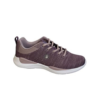 LUMBERJACK Kadın Mor Bağcıklı Memory Taban Sneaker Spor Ayakkabı
