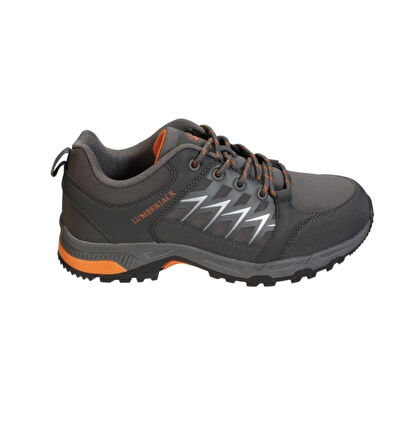 LUMBERJACK Erkek Siyah Gri Outdoor Soğuğa DayanıklıKaymaz Taban Kışlık Spor Ayakkabı