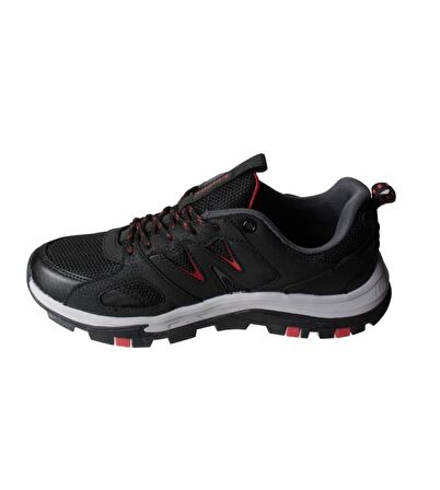 KİNETİX Erkek Siyah Gri Termo Comfort Taban Soğuya Kışa Dayanıklı Outdoor Ayakkabı