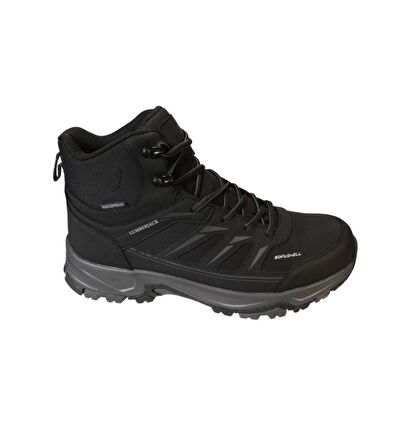 LUMBERJACK Erkek Siyah Gri Waterprof Su Geçirmez Bilekli Bot