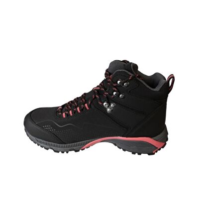 LUMBERJACK Kadın Siyah Pembe Waterprof Su Geçirmez Outdoor Bileki Bot