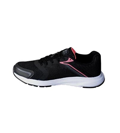 KİNETİX Kadın Siyah Beyaz Comfort Taban Bağcıklı Günlük Koşu Spor Ayakkabı