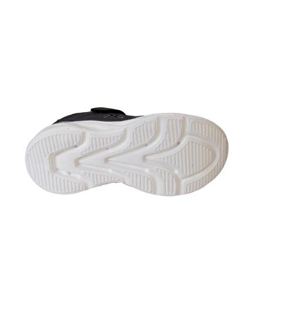 KİNETİX Erkek Çocuk Siyah Gri Cilt Çırtlı Sneaker Spor Yürüyüş Ayakkabısı