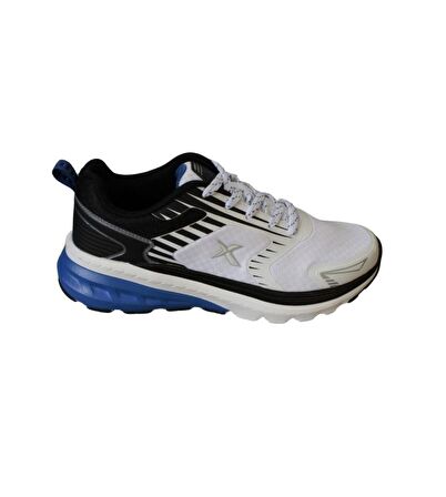 KİNETİX Erkek Beyaz Siyah Sneaker Spor Kosu Ayakkabısı