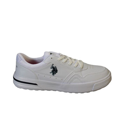 U.S.POLO ASSN Erkek Beyaz Siyah Sneaker Spor Ayakkabı