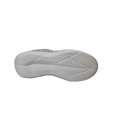 LUMBERJACK Kadın Gri Çift Örgü  Fileli Memory Foam Hafıza Taban Bağcıklı Sneacer Spor Ayakkabı
