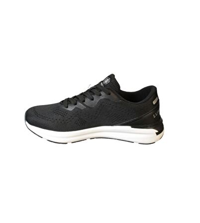 LUMBERJACK Erkek Siyah Gri Sneaker Örgu Memory Taban Spor Ayakkabı
