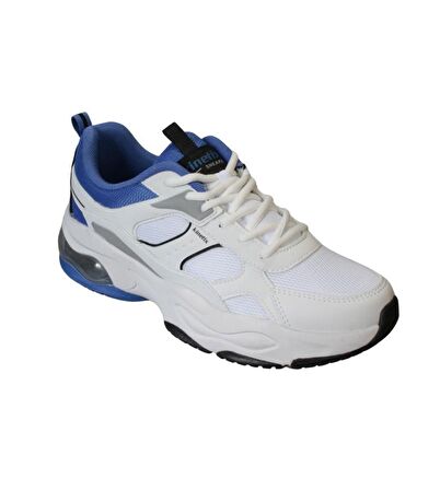 KİNETİX Ekek Beyaz X-Soft Yumuşak Havalı Taban Fileli Bağcıklı Sneaker Spor Ayakkabı