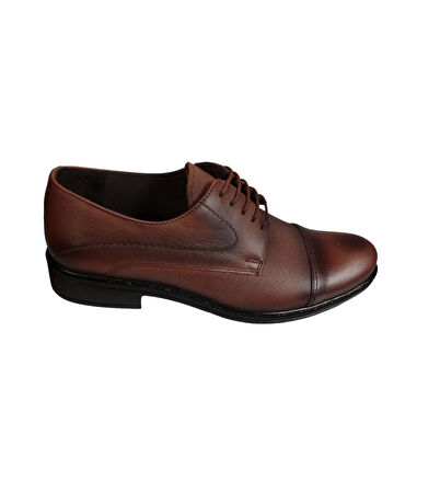 YAZKIŞ Erkek Hakiki Deri Taba Klasik Düğün Mezuniyet Ayakkabısı