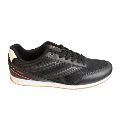 KİNETİX Erkek Beyaz Fileli Bağcıklı Düz Taban Sneaker Spor Ayakkabı