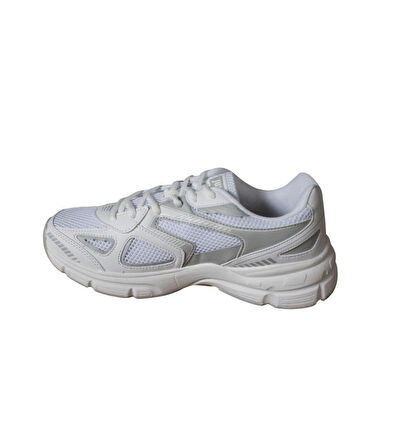 JUMP Erkek Beyaz Siyah Kalın Taban Sneaker Spor Ayakkabı