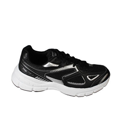 JUMP Erkek Beyaz Siyah Kalın Taban Sneaker Spor Ayakkabı