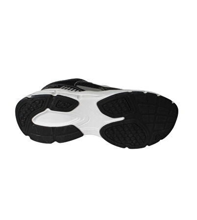 JUMP Erkek Beyaz Siyah Kalın Taban Sneaker Spor Ayakkabı
