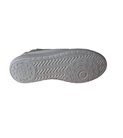 YAZKIŞ Kadın Mavi Kot Üzeri ve Bağcıkları Taşlı Sneaker Fashıon Günlük Spor Ayakkabı