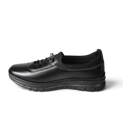 Kadın Siyah Comfort Taban Lastikli Atom 37-41 Numara Anne Ayakkabı