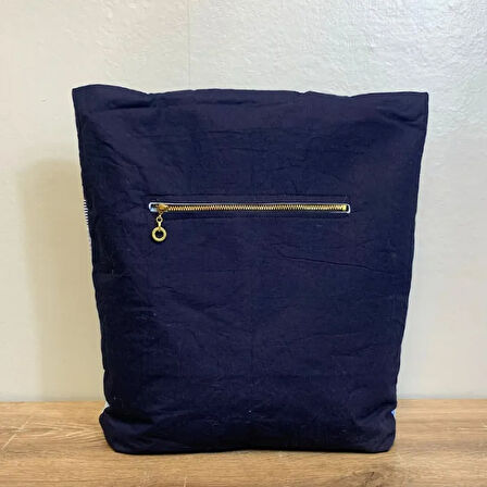 Uretti - Ege 7366 El Yapımı Tasarım Çanta - Lacivert