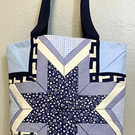 Uretti - Ege 7366 El Yapımı Tasarım Çanta - Lacivert