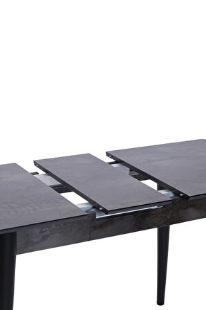 Melisa Hilal Lak Panel Açılır Mutfak Masa Sandalye Takımı 60x100