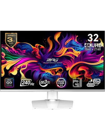 MSI MPG 321URXW QD-OLED 31.5" 0.03 ms 4K 240 Hz Oyuncu Monitörü - Outlet