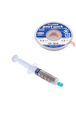 Krem Flux Bilgisayar,anakart Enteğre Yüzey Temizleme Lehimleme Set Xz003