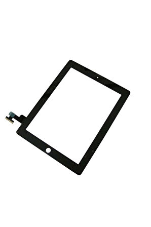 Ipad 2 A1395 Uyumlu Dokunmatik Siyah Butonlu