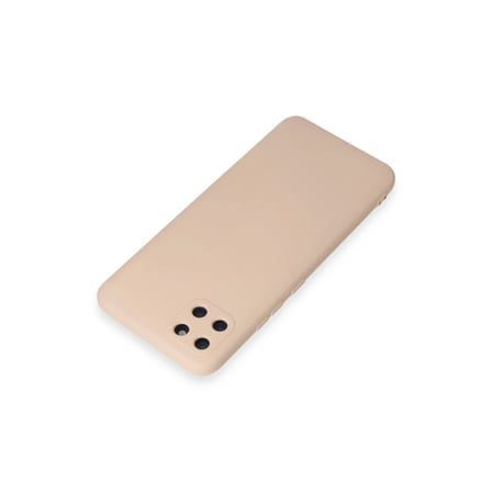 Realme C11 Kılıf Nano içi Kadife Silikon - Pudra