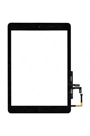 Ipad Air A1474 Uyumlu Dokunmatik Home Butonlu Siyah