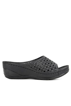 Muya 32206 Z Svati Casual Günlük Siyah Kadın Terlik