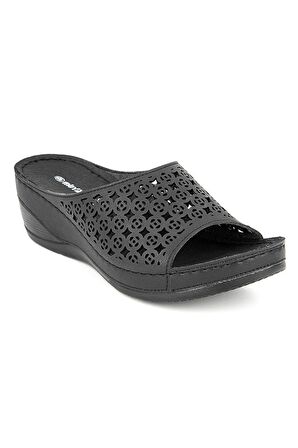 Muya 32206 Z Svati Casual Günlük Siyah Kadın Terlik