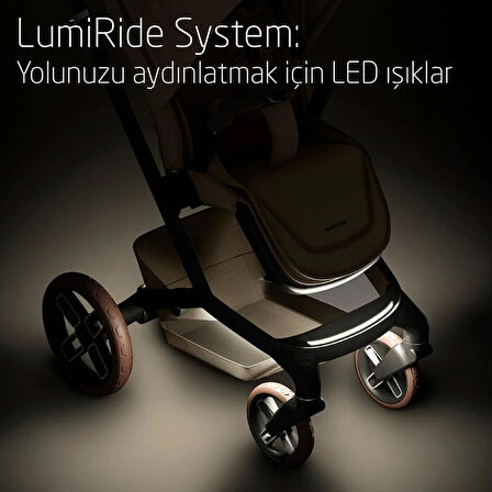 Maxi-Cosi Fame Led Işıklı Entegre Telefon Şarj Üniteli Premium Bebek Arabası Twillic Truffle