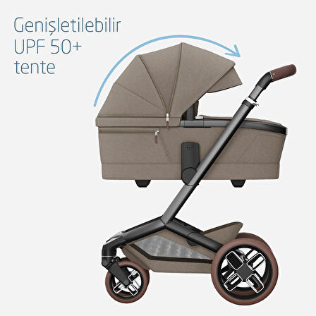 Maxi-Cosi Fame Yatış Pozisyonu Ayarlanabilir Ekstra Geniş 0-9 kg Portbebe Twillic Truffle