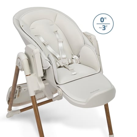 Maxi-Cosi Ava Plus 2'si Bir Arada Leke Tutmayan Ultra Kompakt Mama Sandalyesi Beige