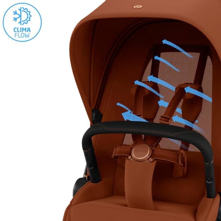 Maxi-Cosi Fame Led Işıklı Entegre Telefon Şarj Üniteli Premium Bebek Arabası Copper Terra