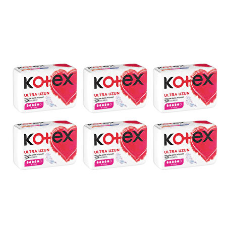 Kotex Ultra Uzun 7 li Ped x 6 Adet