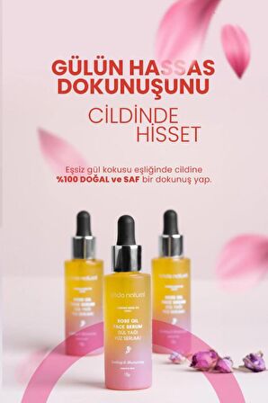 Bade Natural Gül Yağı Rahatlatıcı ve Antioksidan Yüz Serumu 30 ml