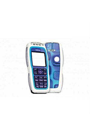 Nokia 3220 Kapak Beyaz Mavi